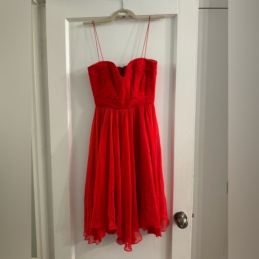 Foley + Corinna red formal dress